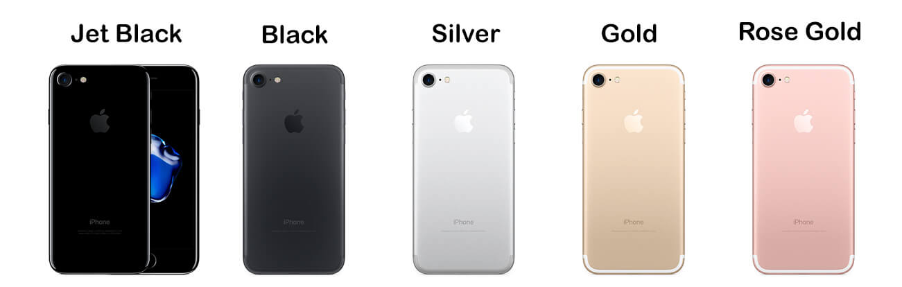 iPhone 7 цвета